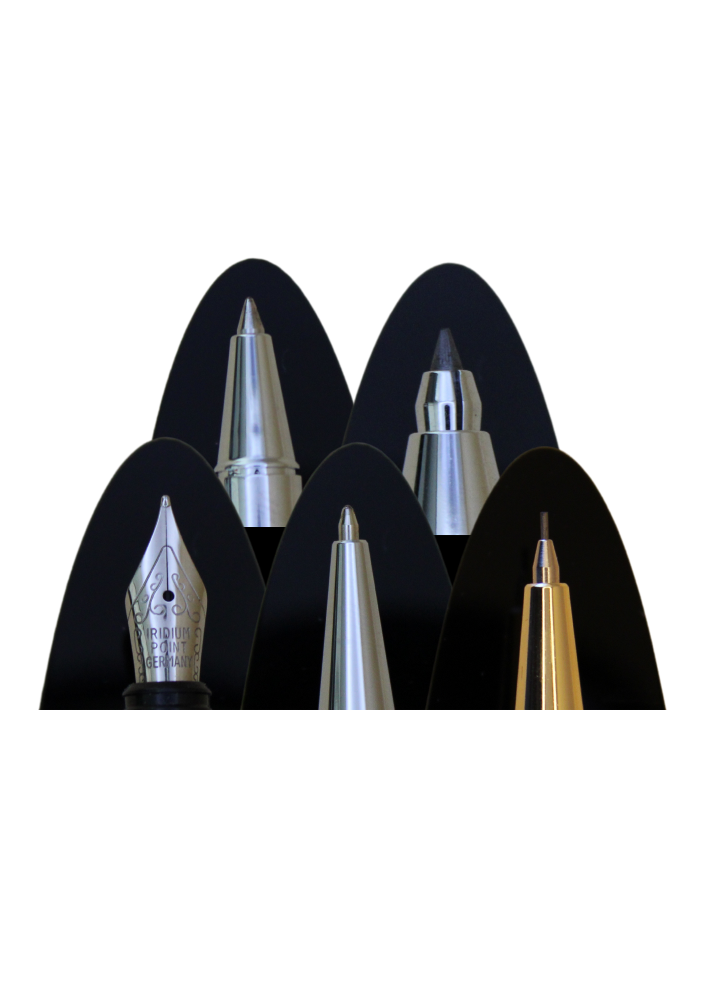 Pack 3 stylos et 2 crayons en bois de cocobolo
