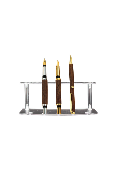 Pack 3 stylos en bois de bannia